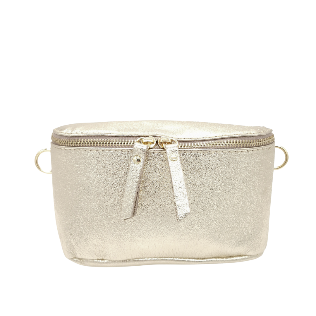 Eckige Bauchtasche