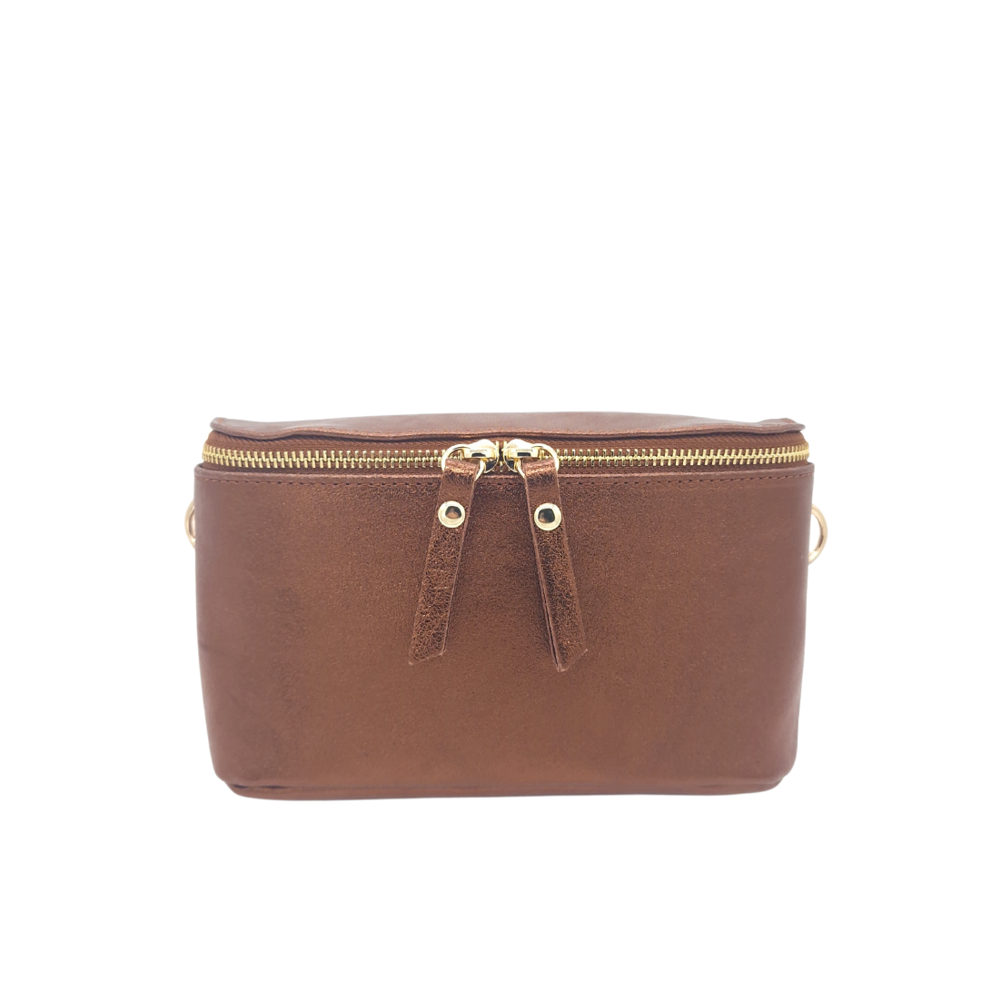 Eckige Bauchtasche